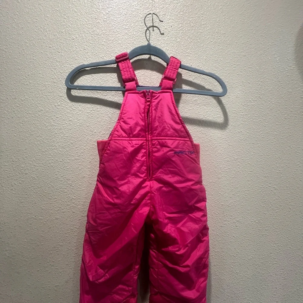 Arctix Bright Pink Kids Overalls - Picture 1 of 5